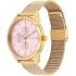 TOMMY HILFIGER Camille Multifunction Pink Dial 38mm Gold Stainless Steel Mesh Bracelet 1782769 - 1