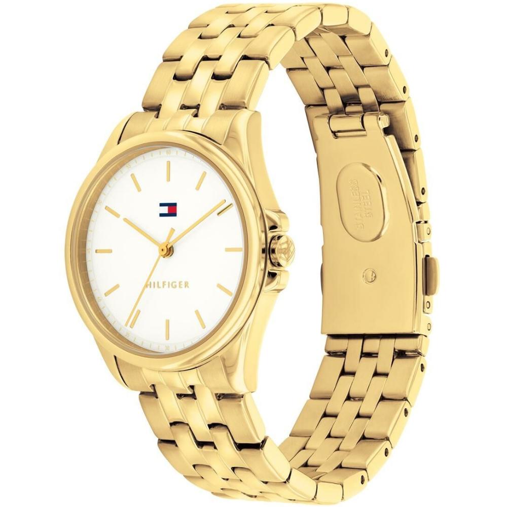 TOMMY HILFIGER Jade Whte Dial 29mm Gold Stainless Steel Bracelet 1782773