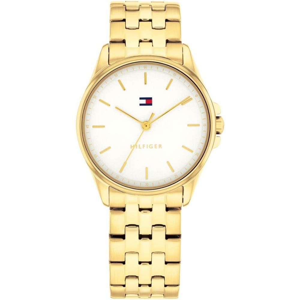 TOMMY HILFIGER Jade Whte Dial 29mm Gold Stainless Steel Bracelet 1782773