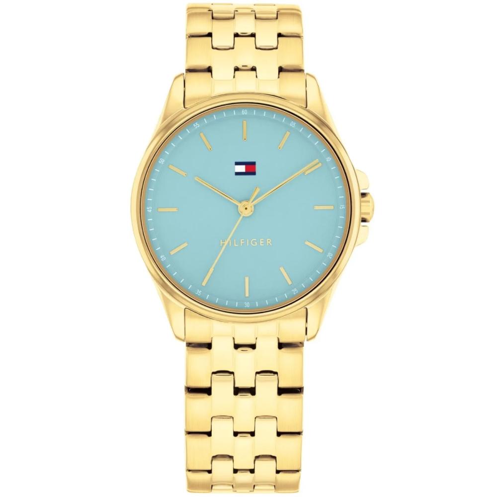 TOMMY HILFIGER Jade Light Blue Dial 29mm Gold Stainless Steel Bracelet 1782776