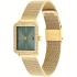 TOMMY HILFIGER Tea Green Dial 21x24mm Gold Stainless Steel Mesh Bracelet 1782791 - 1