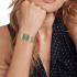 TOMMY HILFIGER Tea Green Dial 21x24mm Gold Stainless Steel Mesh Bracelet 1782791 - 2