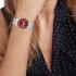 TOMMY HILFIGER TH85 Crystals Red Dial 36mm Silver Stainless Steel Bracelet 1782794 - 3