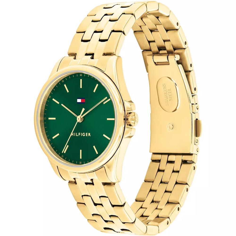 TOMMY HILFIGER Jade Green Dial 29mm Gold Stainless Steel Bracelet 1782799
