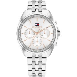 TOMMY HILFIGER Mellie Multifunction White Dial 36mm Silver Stainless Steel Bracelet 1782808 - 62392