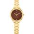 TOMMY HILFIGER Demi Red Dial 26mm Gold Stainless Steel Bracelet 1782815 - 0