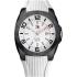 TOMMY HILFIGER Andy 48mm Black Stainless Steel White Rubber Strap 1790882 - 0