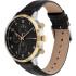 TOMMY HILFIGER Leonard Multifunction 44mm Gold & Silver Stainless Steel Brown Leather Strap 1791986 - 1