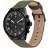 TOMMY HILFIGER Axel Multifunction 44mm Black Stainless Steel Green Leather Strap 1792006 - 1