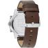 TOMMY HILFIGER Troy Multifunction Beige Dial 46mm Silver Stainless Steel Brown Leather Strap 1792102 - 2