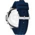 TOMMY HILFIGER Bryan Multifunction Blue Dial 46mm Silver Stainless Steel Blue Rubber Strap 1792112 - 2