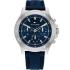 TOMMY HILFIGER Bryan Multifunction Blue Dial 46mm Silver Stainless Steel Blue Rubber Strap 1792112 - 0