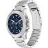 TOMMY HILFIGER Bryan Multifunction Blue Dial 46mm Silver Stainless Steel Bracelet 1792113 - 1