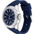 TOMMY HILFIGER Windsurf Blue Dial 46mm Silver Stainless Steel Blue Rubber Strap 1792134 - 1