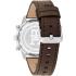 TOMMY HILFIGER TH85 Chronograph Blue Dial 41mm Silver Stainless Steel Brown Leather Strap 1792163 - 2