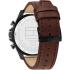 TOMMY HILFIGER Clark Multifunction Black Dial 46mm Black Stainless Steel Brown Leather Strap 1792164 - 2