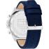 TOMMY HILFIGER Clark Multifunction Blue Dial 46mm Silver Stainless Steel Blue Leather Strap 1792165 - 2