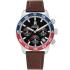 TOMMY HILFIGER TH85 Chronograph Black Dial 41mm Silver Stainless Steel Brown Leather Strap 1792166 - 0