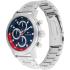 TOMMY HILFIGER Rocky Multifunction Blue Dial 46mm Silver Stainless Steel Bracelet 1792179 - 1