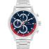 TOMMY HILFIGER Rocky Multifunction Blue Dial 46mm Silver Stainless Steel Bracelet 1792179 - 0