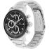TOMMY HILFIGER Rocky Multifunction Black Dial 46mm Silver Stainless Steel Bracelet 1792181 - 1
