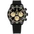 TOMMY HILFIGER TH85 Chronograph Black Dial 41mm Black Stainless Steel Black Leather Strap 1792182 - 0