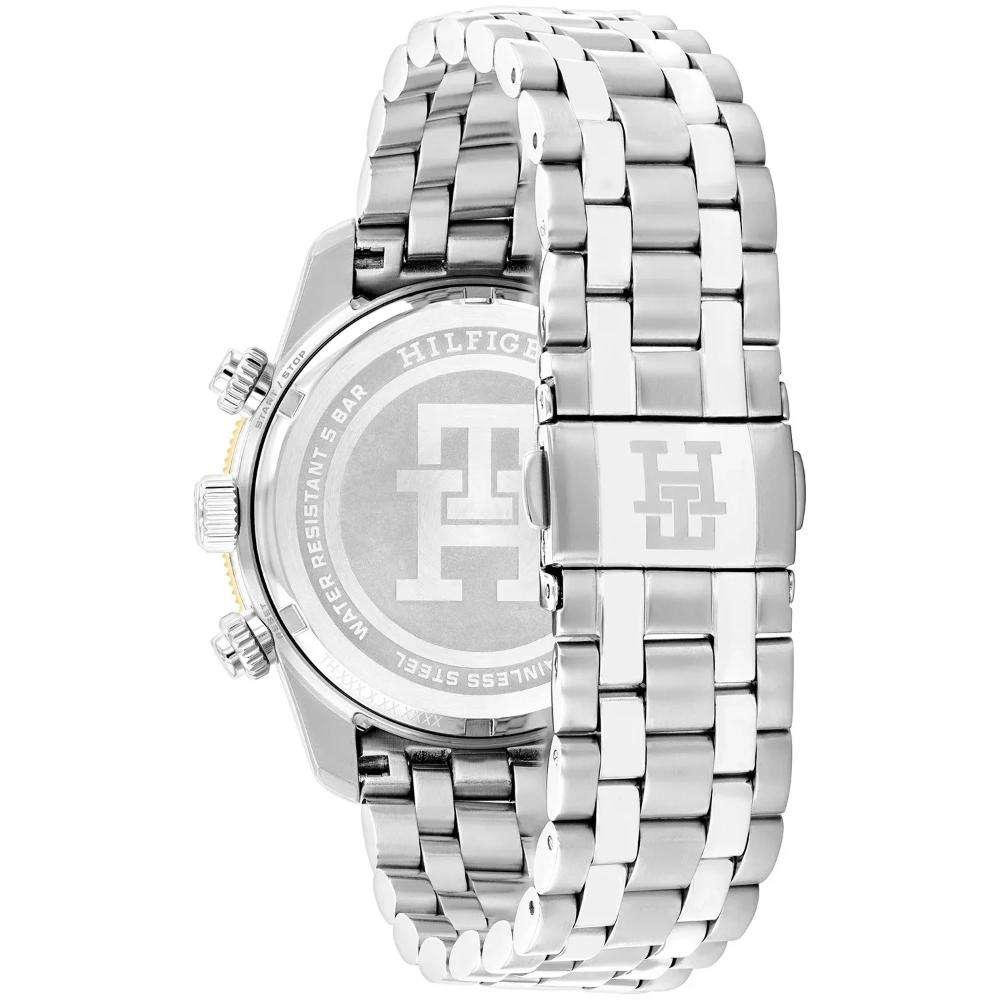 TOMMY HILFIGER TH85 Chronograph White Dial 41mm Silver Stainless Steel Bracelet 1792184