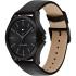 TOMMY HILFIGER Bruce Black Dial 43mm Black Stainless Steel Black Leather Strap 1792190 - 1