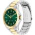 TOMMY HILFIGER Bruce Green Dial 43mm Two Tone Gold Stainless Steel Bracelet 1792192 - 1