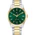 TOMMY HILFIGER Bruce Green Dial 43mm Two Tone Gold Stainless Steel Bracelet 1792192 - 0