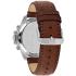 TOMMY HILFIGER Jameson Multifunction Black Dial 43mm Silver Stainless Steel Brown Leather Strap 1792195 - 2