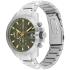 TOMMY HILFIGER Jameson Multifunction Green Dial 43mm Silver Stainless Steel Bracelet 1792197 - 1