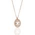 NECKLACE Rosette 18K Rose Gold with Morganite and Diamonds 19982RN - 1