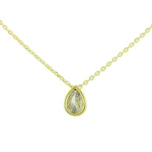 NECKLACE SENZIO Collection Yellow Gold K14 with Zircon Stones 02.896.K14 - 48846