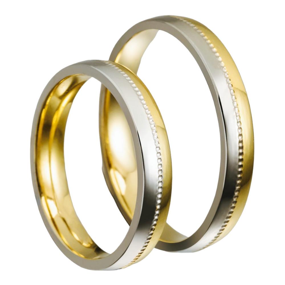 WEDDING RINGS Dinos Karalis Yellow and White Gold 20-20