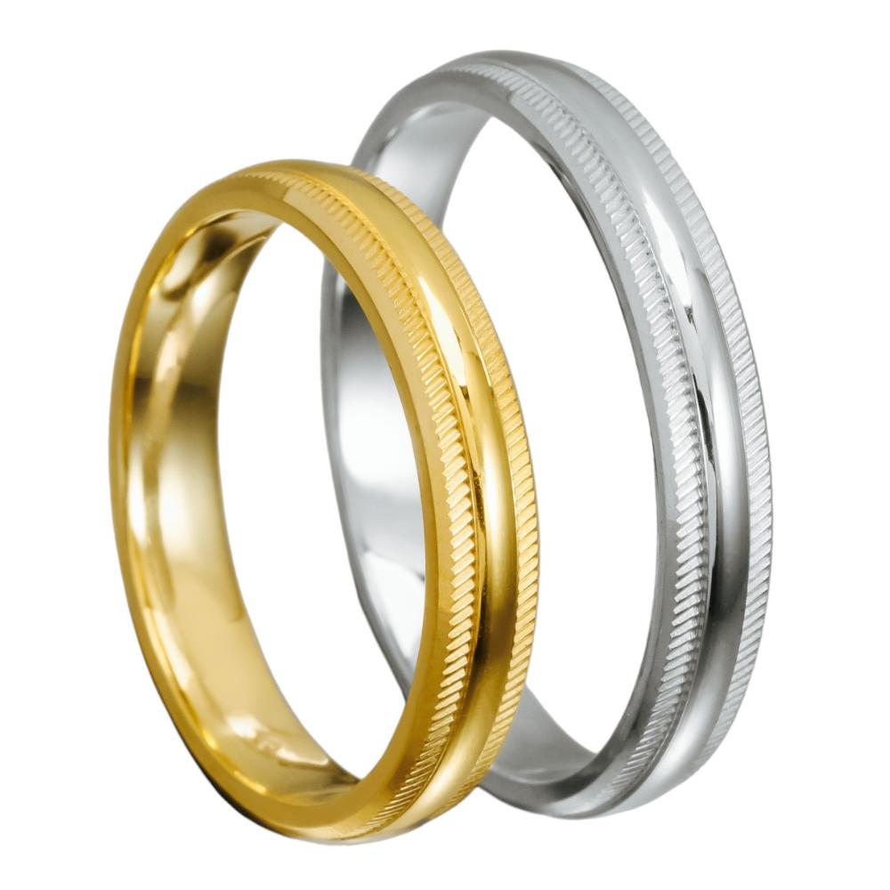 WEDDING RINGS Dinos Karalis White and Yellow Gold 20-23