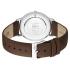 LACOSTE Crocorigin Blue Dial 40.5mm Silver Stainless Steel Brown Leather Strap 2011307 - 1