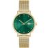LACOSTE Crocorigin Green Dial 35mm Gold Stainless Steel Mesh Bracelet 2001356 - 0