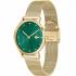 LACOSTE Crocorigin Green Dial 35mm Gold Stainless Steel Mesh Bracelet 2001356 - 1