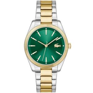 LACOSTE Capucine Green Dial 36mm Duo-Tone Gold and Silver Stainless Steel Bracelet 2001415 - 58483