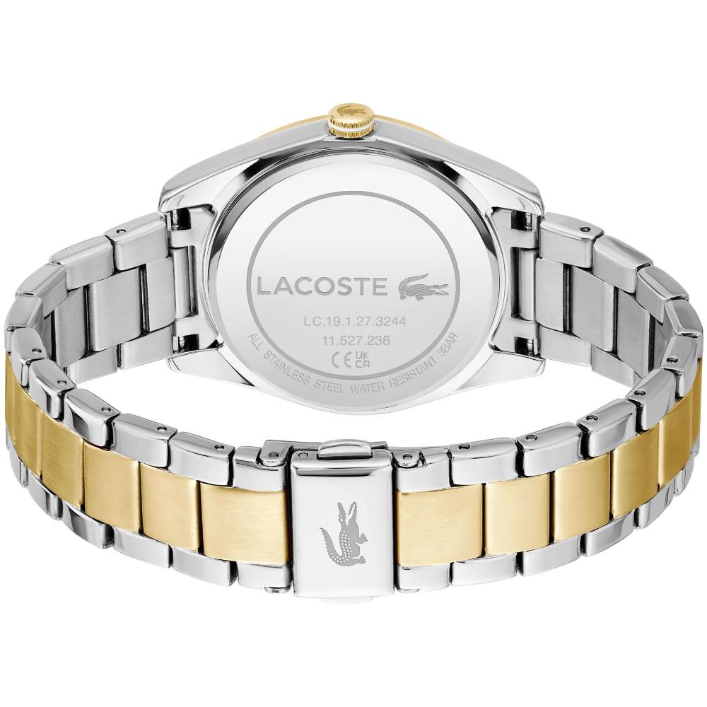 LACOSTE Capucine Green Dial 36mm Duo-Tone Gold and Silver Stainless Steel Bracelet 2001415