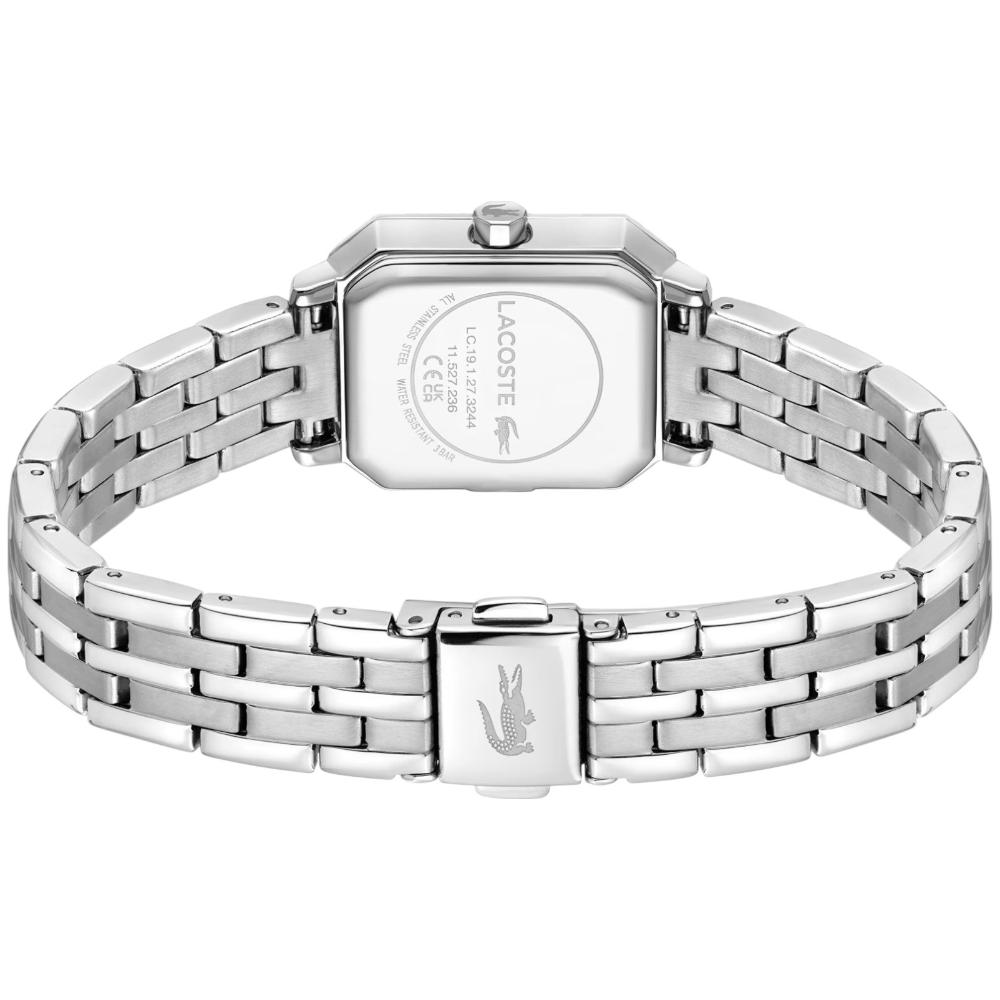 LACOSTE Parisienne Light Blue Dial With Crystals 20.7x28.3mm Silver Stainless Steel Bracelet 2001440
