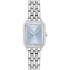 LACOSTE Parisienne Light Blue Dial With Crystals 20.7x28.3mm Silver Stainless Steel Bracelet 2001440 - 0