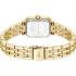 LACOSTE Parisienne Silver Dial With Crystals 28.3x20.7mm Gold Stainless Steel Bracelet 2001441 - 2