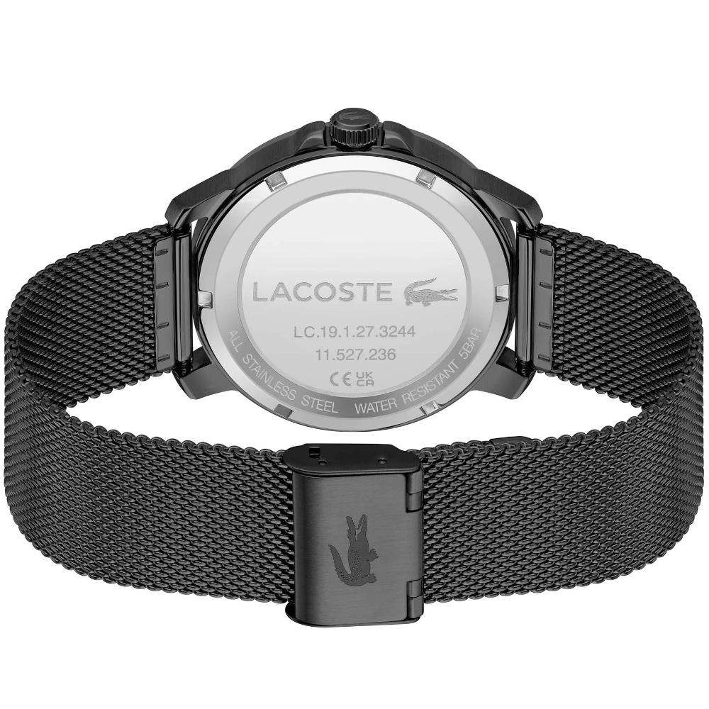 LACOSTE Ottawa Green Dial 41mm Black Stainless Steel Mesh Bracelet 2011277