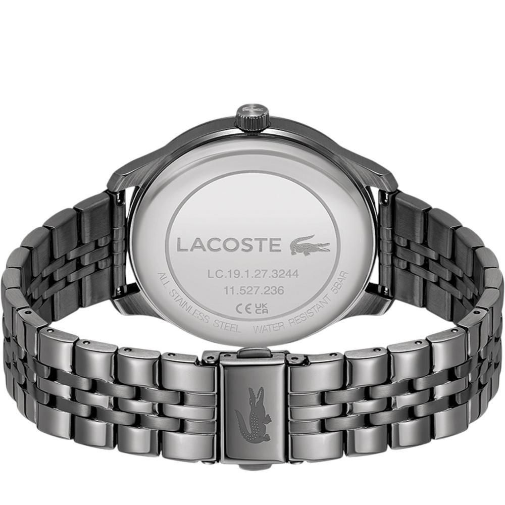 LACOSTE Lisbon Blue Dial 42mm Grey Ion-Plated Stainless Steel Bracelet 2011371
