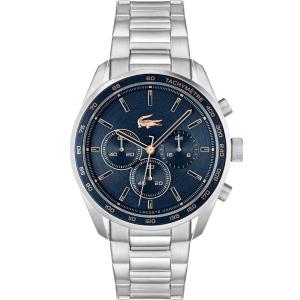 LACOSTE Mainsail Multifunction Blue Dial 43mm Silver Stainless Steel Bracelet 2011380 - 61236