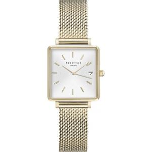 ROSEFIELD The Boxy XS 22mm Gold Stainless Steel Bracelet QMWMG-Q039 - 6114