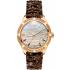 BREEZE Gloriosa 42mm Rose Gold Stainless Steel Brown Fabric Strap 110651.4 - 0