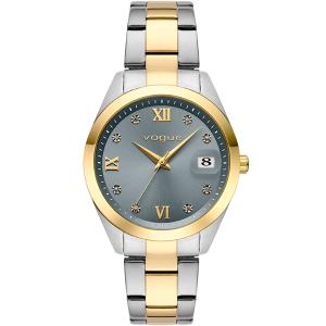 VOGUE Amelie Grey 37mm Two Tone Gold Stainless Steel Bracelet 2020613561 - 37638
